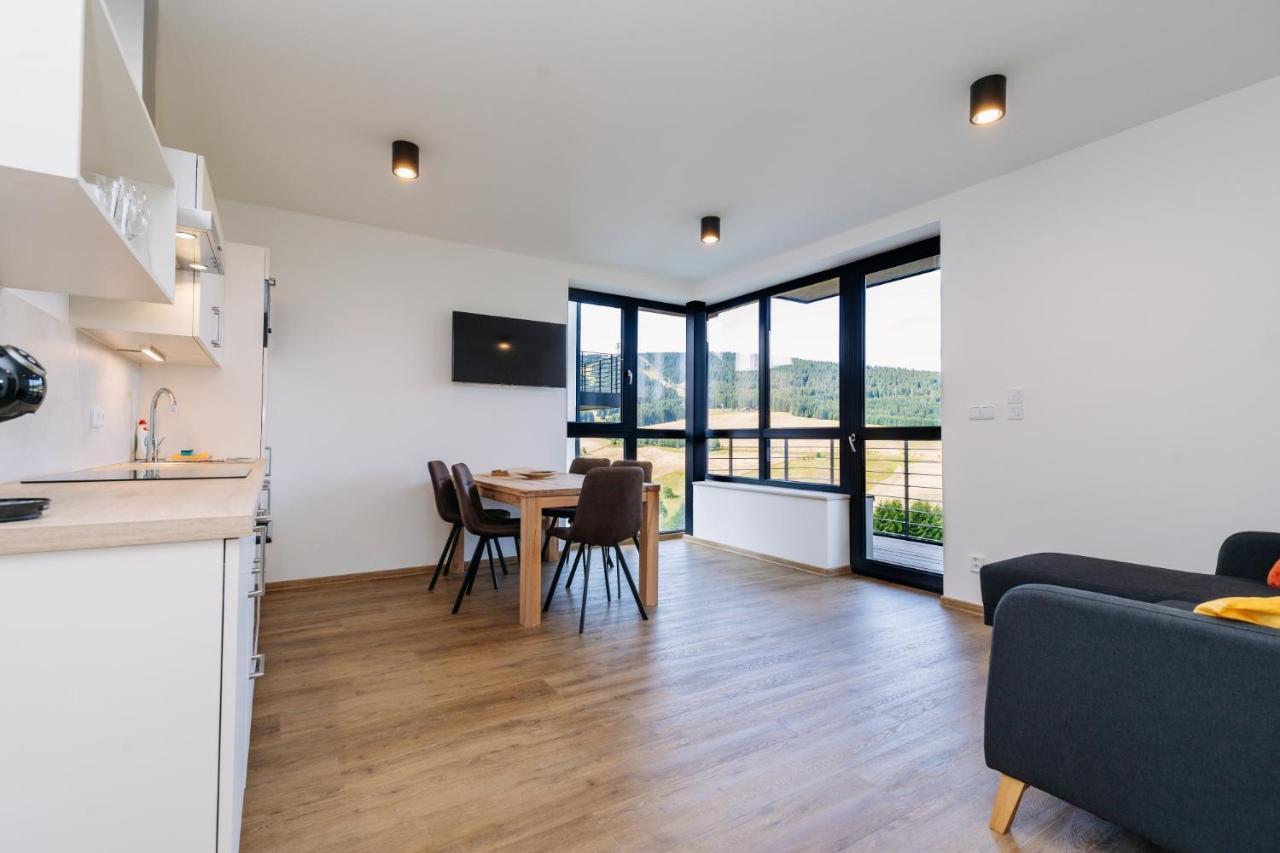 Loučná pod Klínovcem Apartment Enzian מראה חיצוני תמונה